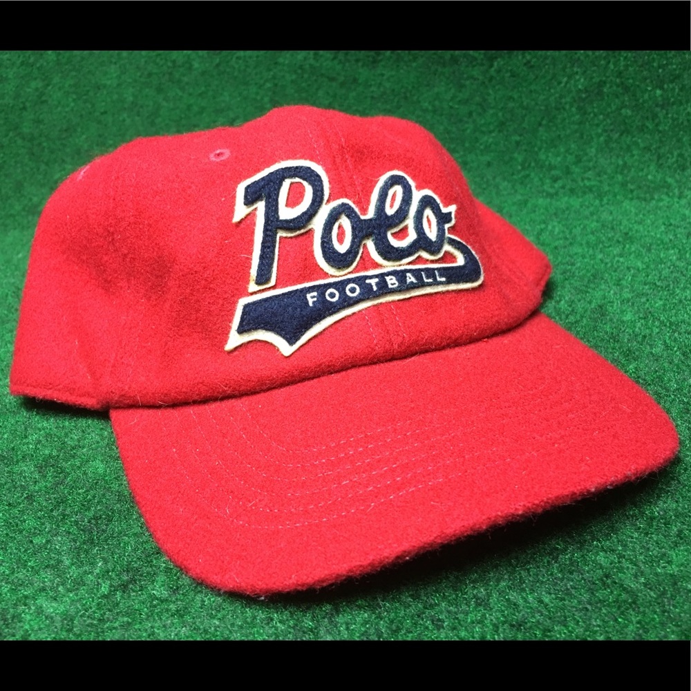 Polo football hat fleece fitted